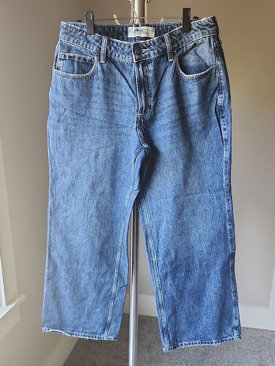 Hollister Denim - Hollister Women's Light Blue Baggy Mid Rise Fit Jeans
